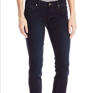 Paige Skyline Skinny Jeans 26 27 Dark Wash